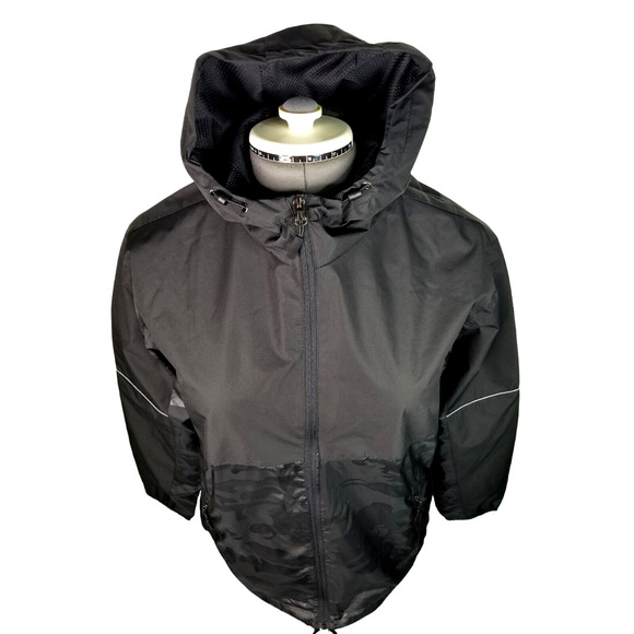 Mountain Club CAMOUFLAGE Black Gray Men's Jacket Size XL, PIT TO PIT 25 IN - Picture 3 of 7